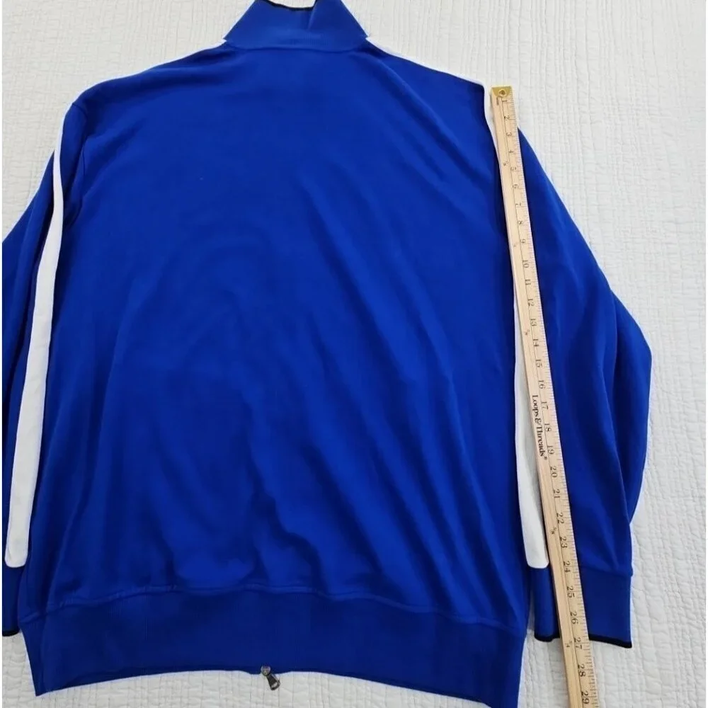 Polo Ralph Lauren Full Zip Jacket‎ Men's XLT NWT Blue White Pony Logo MSRP $125